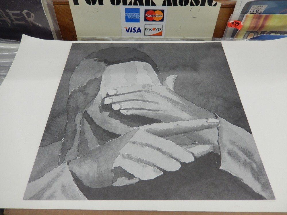 NEIL YOUNG CRAZY HORSE RARE Promo Poster Flat ORIGINAL VINTAGE CSNY FANS SCARCE!