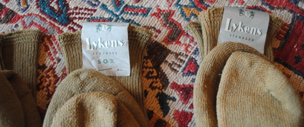 USMC WW11/KOREAN WAR SOCKS SEWING KIT LYKENS SOCKS LYKEN PA.