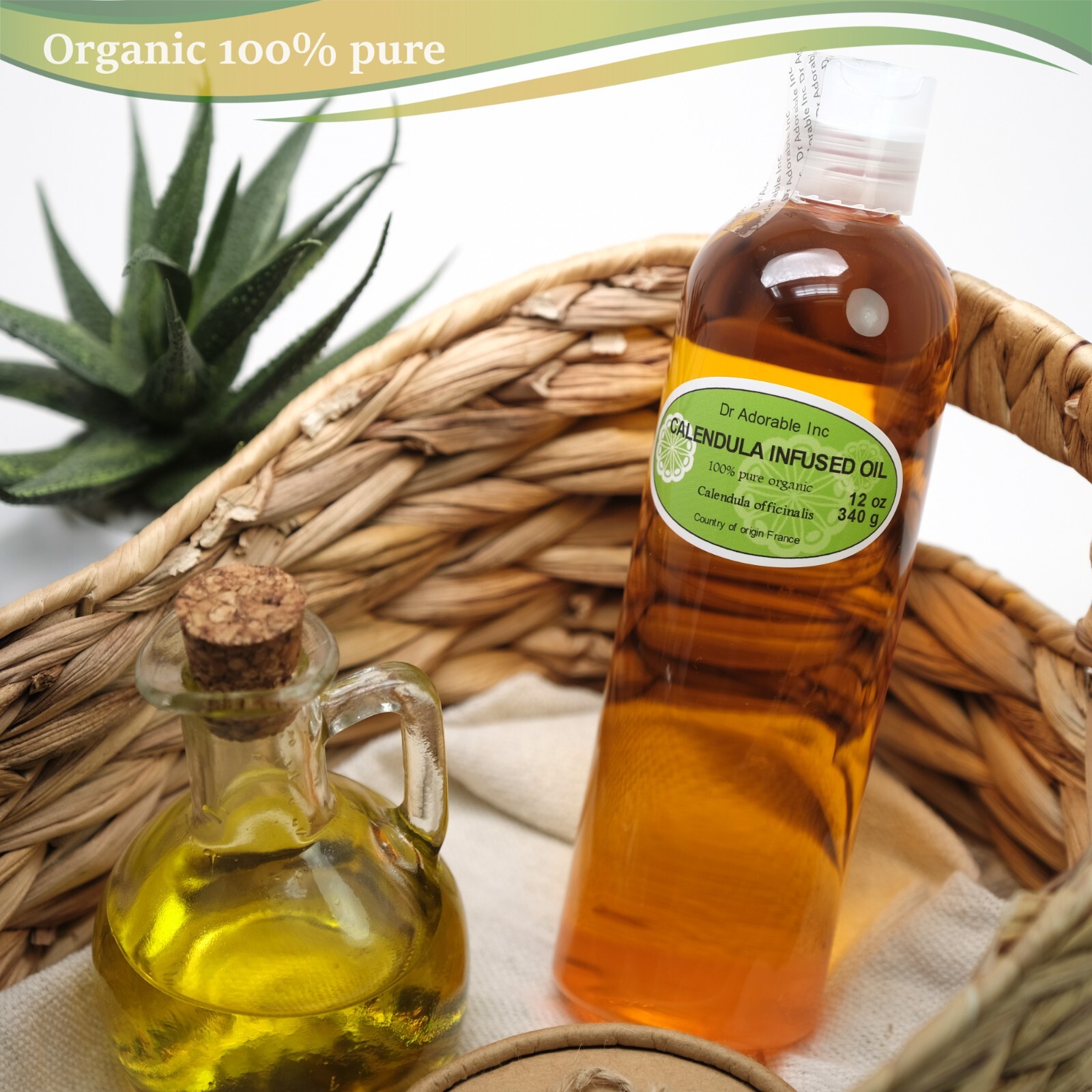 ORGANIC CALENDULA INFUSED OIL 100% PURE NATURAL OIL1oz 2 oz 4 oz -UP TO 1 GALLON