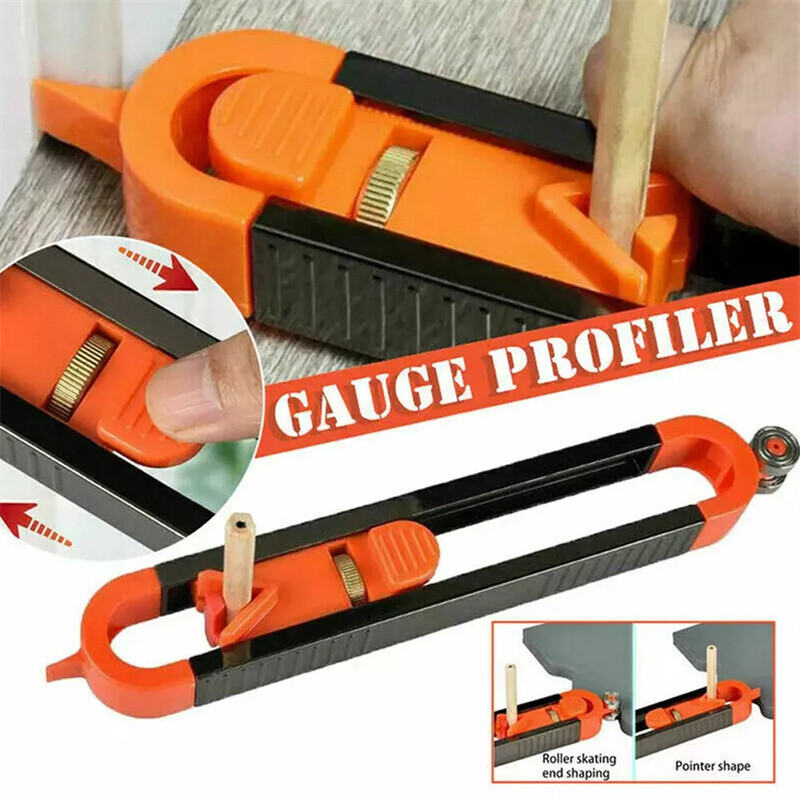 Profile Scribing Ruler Contour Gauge with Lock Precise Copy Irregular Shape Tool