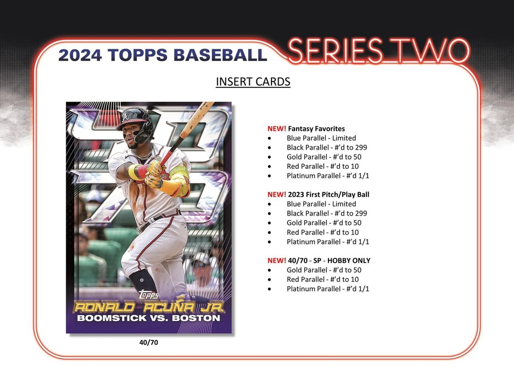 2024 TOPPS SERIES 2 BASEBALL HOBBY BOX