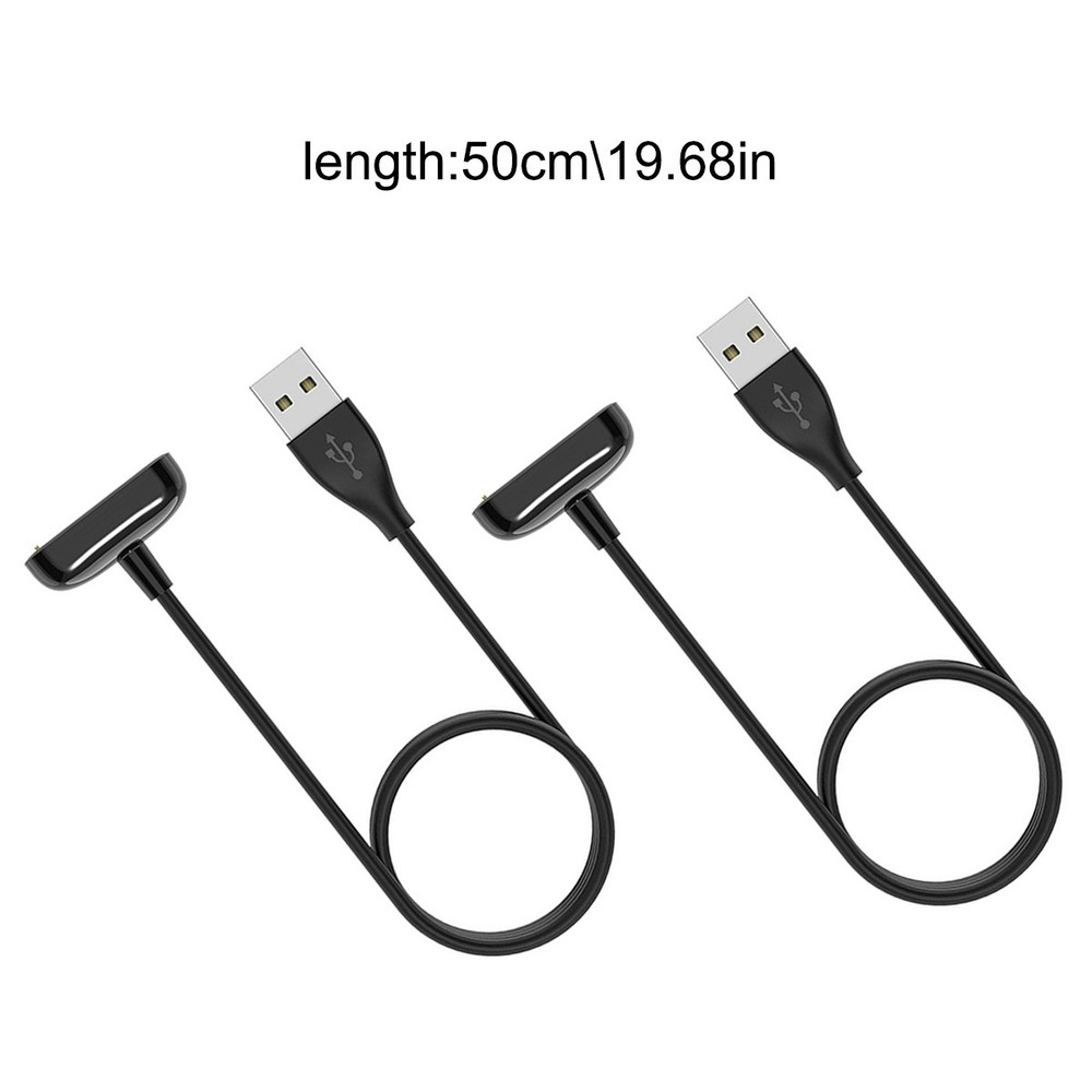 2 Pcs 50cm USB Charging Cable Replacement for Fitbit Luxe & Charge 5 Devices New