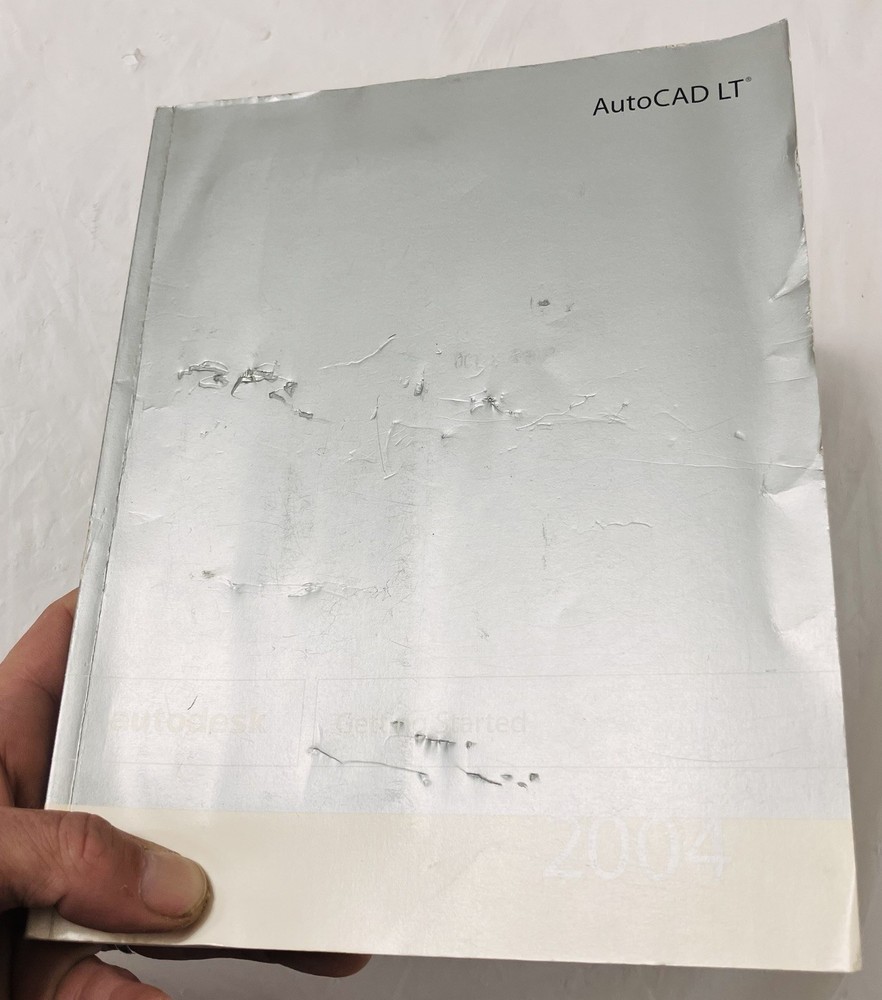 AutoCAD LT 2004 Getting Started Guide + Quick Reference Card Vintage Manual Only