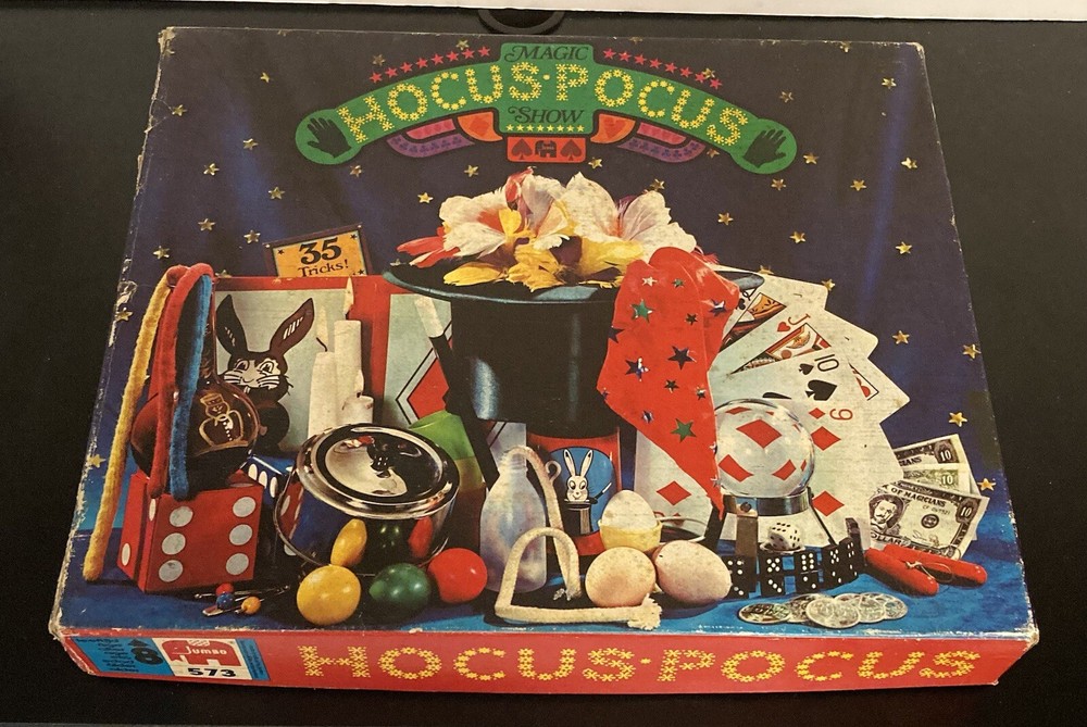 1970’s Jumbo #573 - Hocus Pocus Magic set - mostly complete -EX