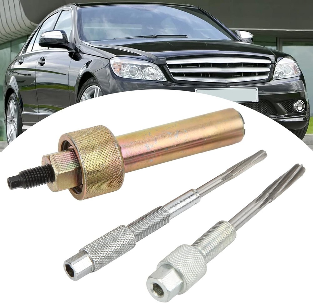 Glow Plug Puller Reamer Set Electrodes Removal Extracting Plugs Tool For Benz