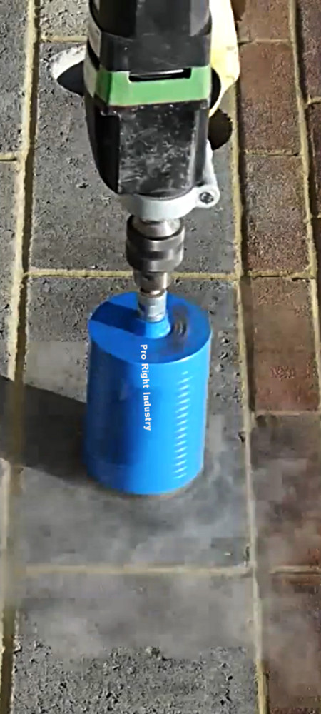 pool rail installing core bit 3.5'' - 3 1/2'' 10'' depth