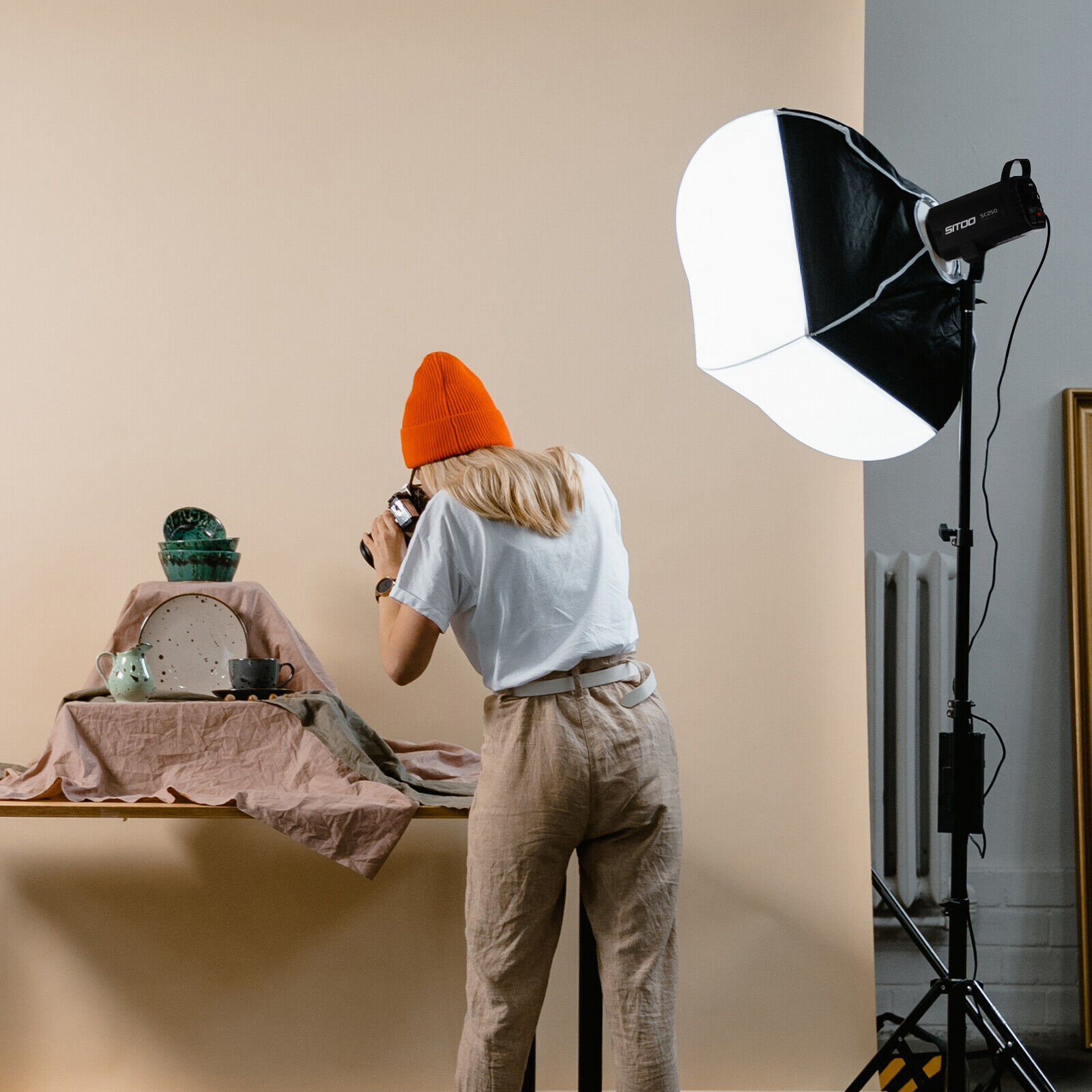 SITOO 250W LED Video Light Spotlight Lamp Studio Lighting Photography Remote