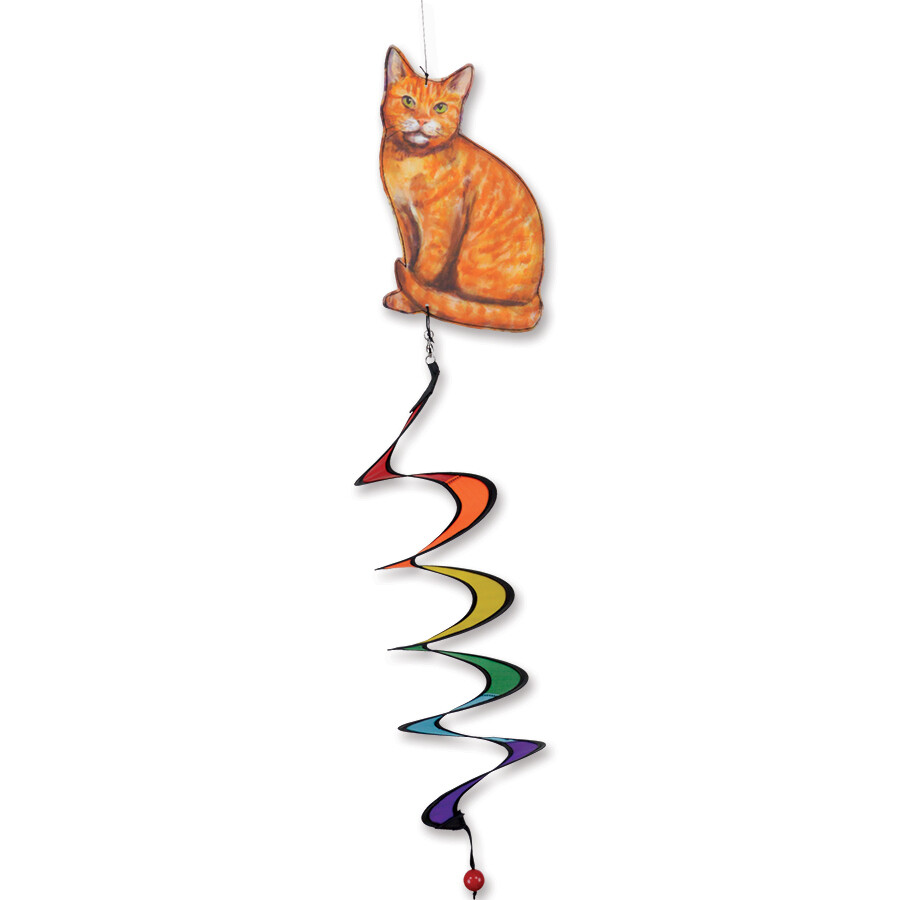Ginger Cat Garden Wind Twister