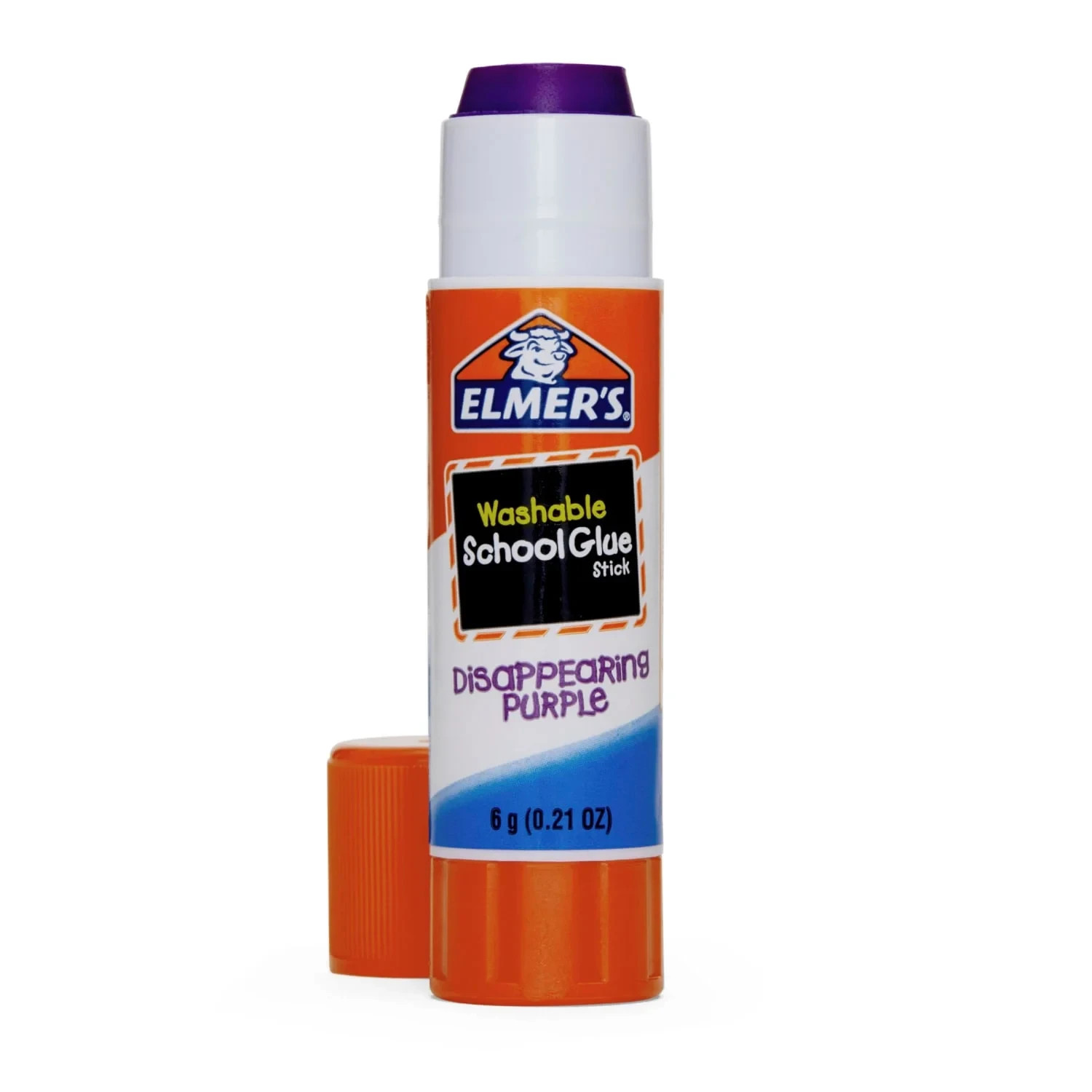 Elmer's Glue Stick Washable Disappearing Purple School Glue .21oz EACH 2 Pack