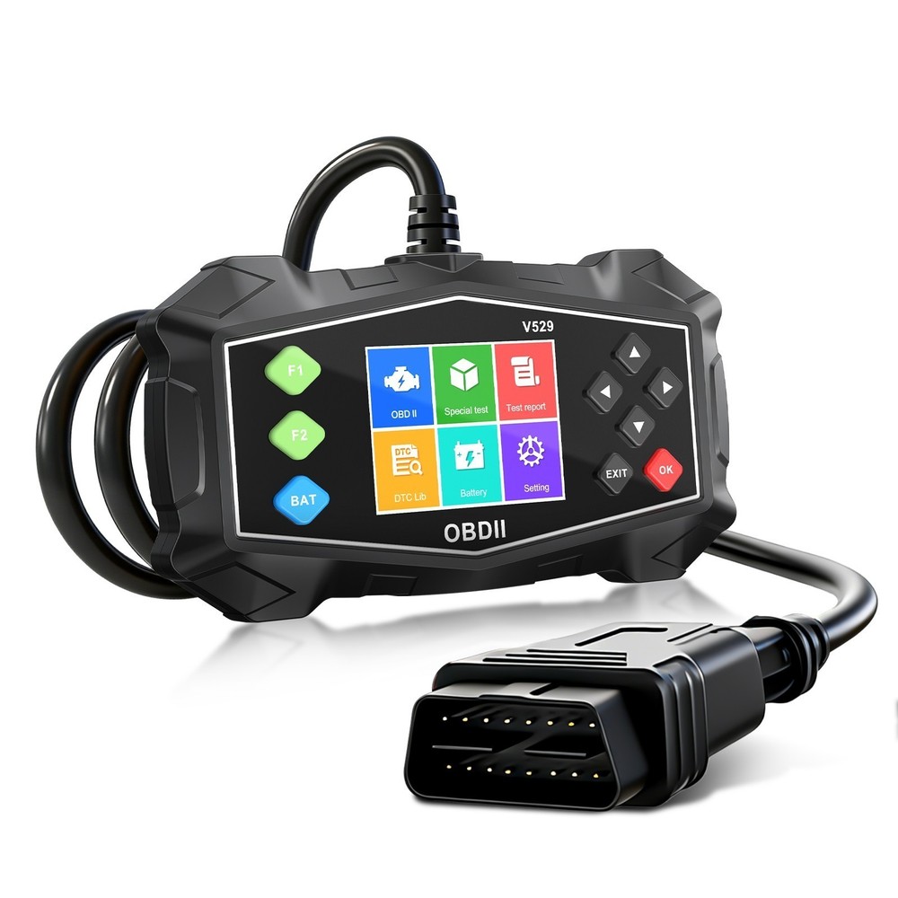 V529 OBD2 Scanner Car Diagnostic Scan Tool ABS Code Reader Battery DTC LOOKUP