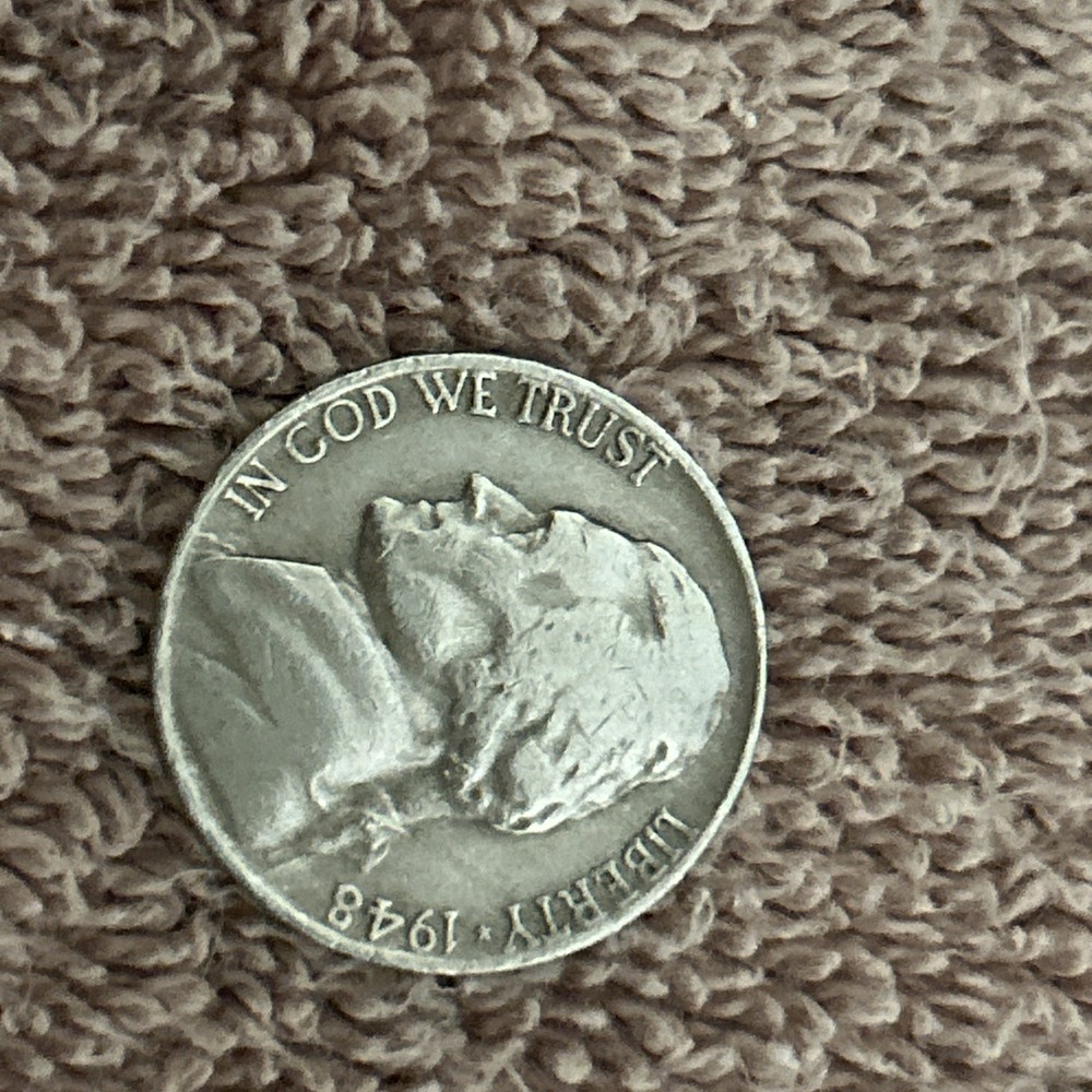 1948 Jefferson nickel no mint mark