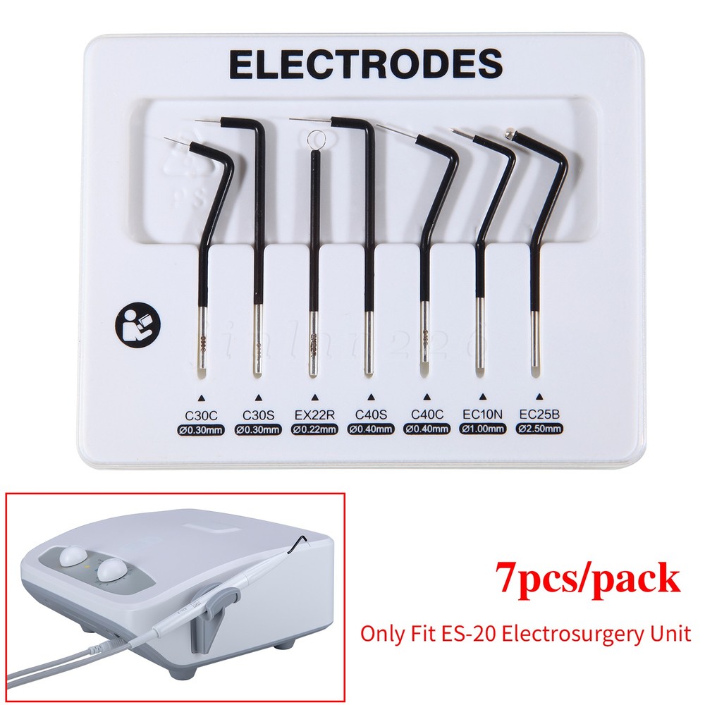 7 x ES20 Electrosurgery Electrode Tips