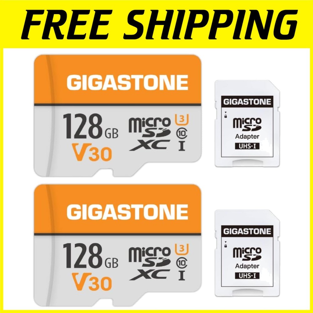 128GB MicroSDXC Memory Card, UHS-I Class 10, Security Camera