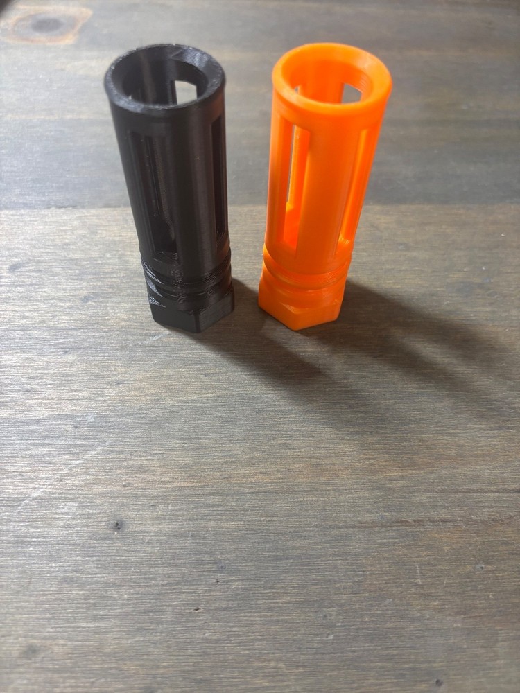 Airsoft muzzle flashhider 14mm CCW (2 pack)