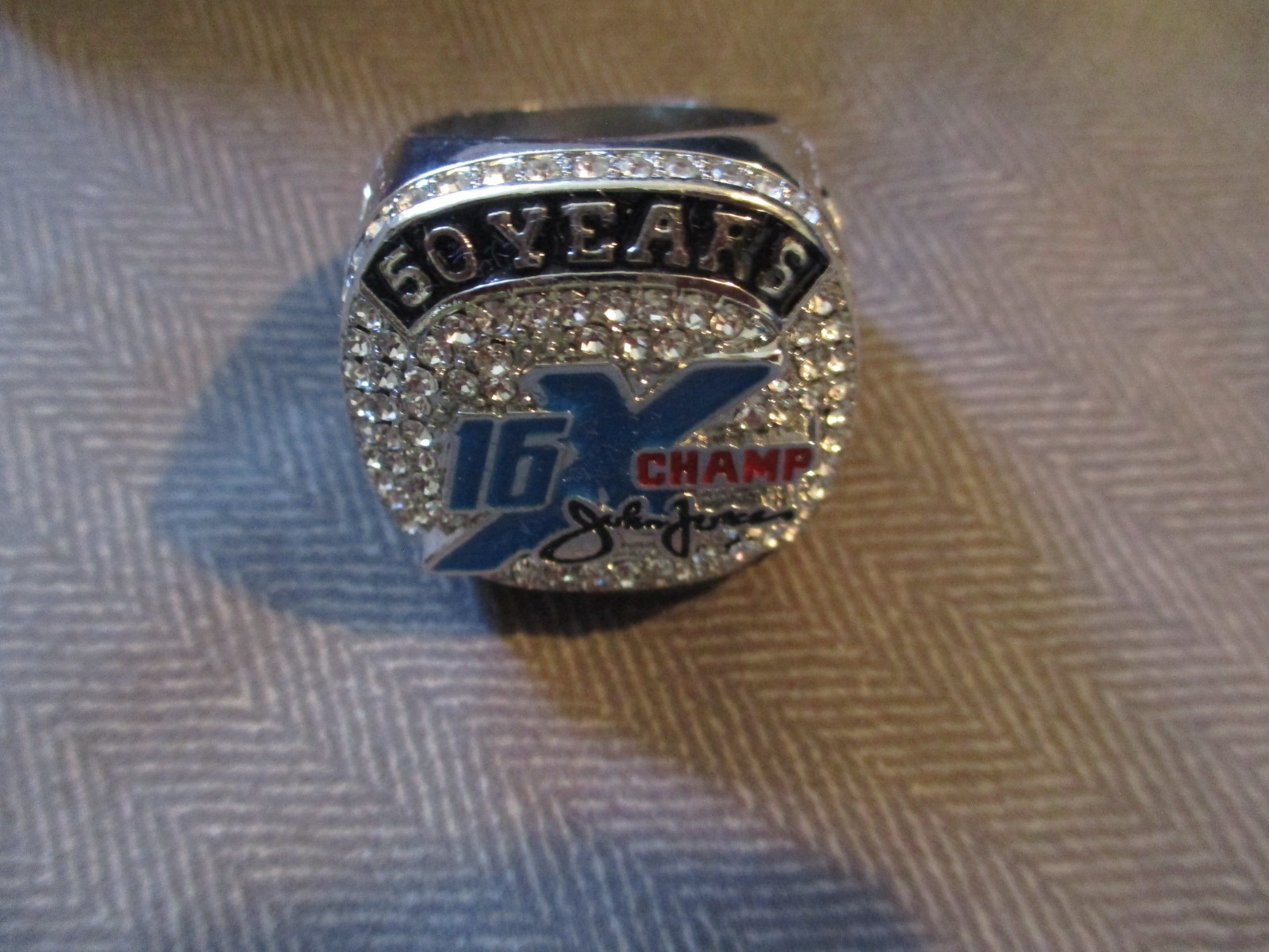 NEW 2026 50 YEARS OF JOHN FORCE 16 TIME WORLD CHAMPION COLLECTIBLE RING