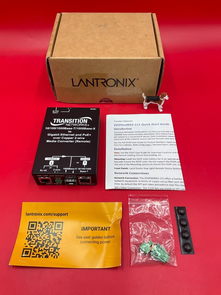 Transition Networks Ethernet Over 2Wire Extender EO2PD4052-111 ✅❤️✅❤️ NEW!
