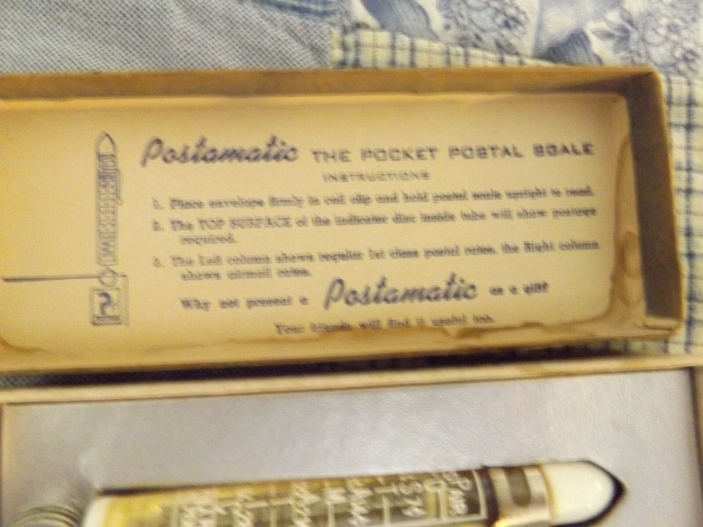 Postmatic Pocket Postal Scale in Original Box