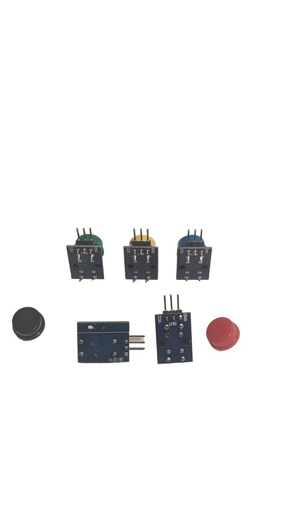 2 Sets Big Key Button Light Hat Output Module Touch Switch 12x12mm for Arduino