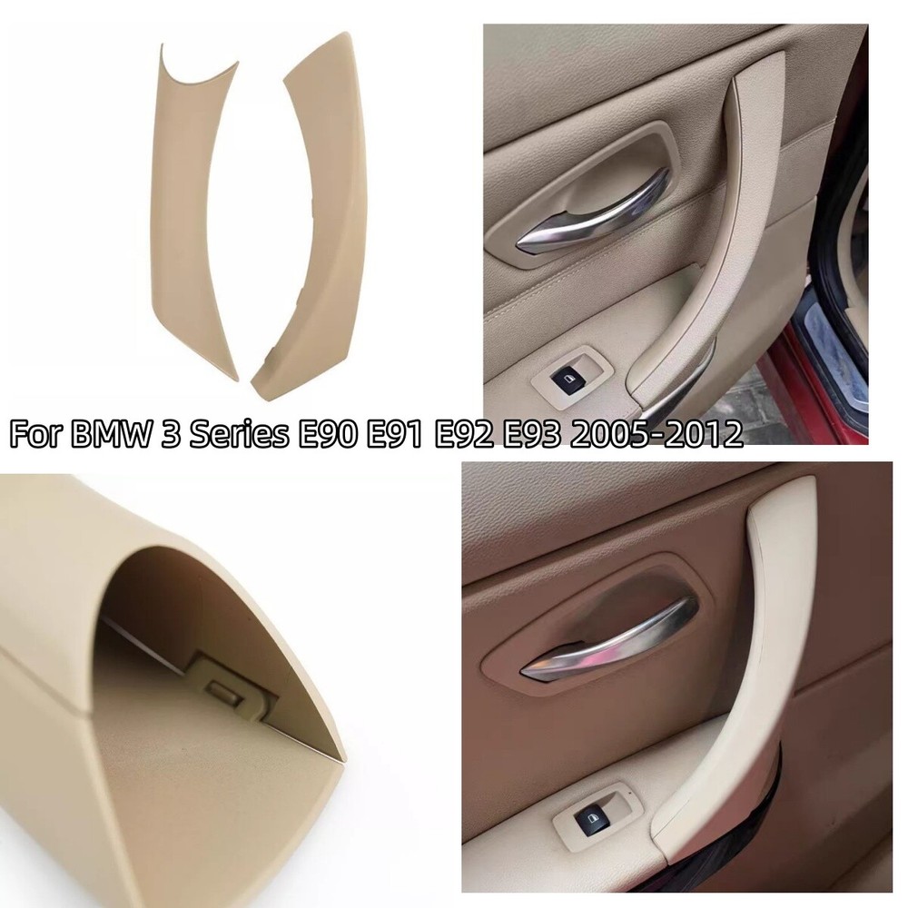 For BMW 3 Series E90 E91 Rear Left Side Inner Door Panel Handle Pull Trim Cover