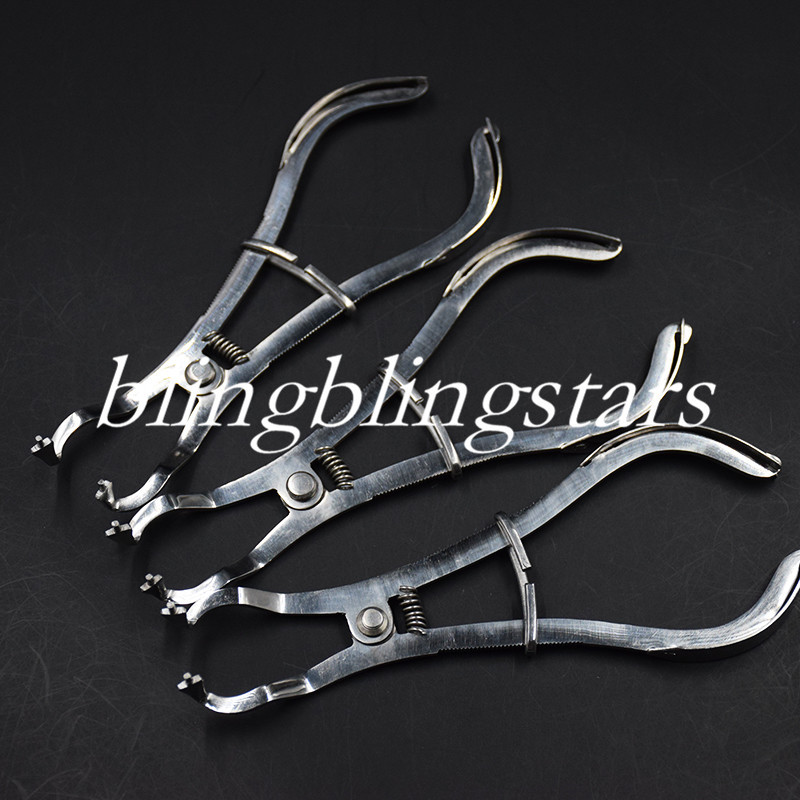 3 Pcs Dental Snap Clamp Ring Pliers Sectional Contoured Matrices Matrix Forceps