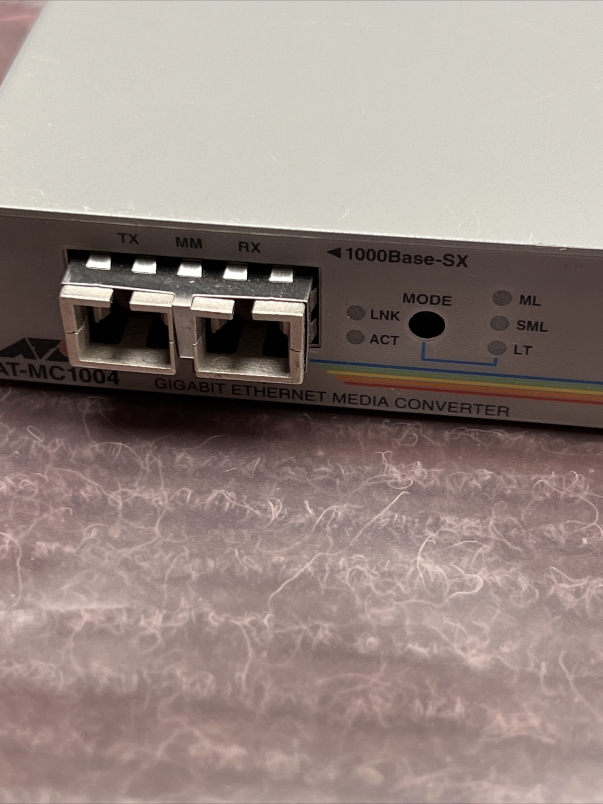 Used Allied TELESIS at-mc1004, Media Converter