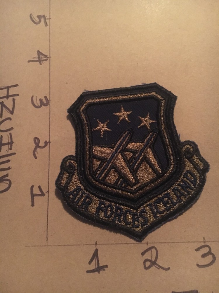 USAF Iceland Squadron subdued patch 5/15/25