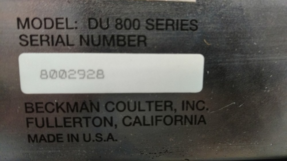 Beckman DU 800 Spectrometer Lamp Assembly - BIN $79!