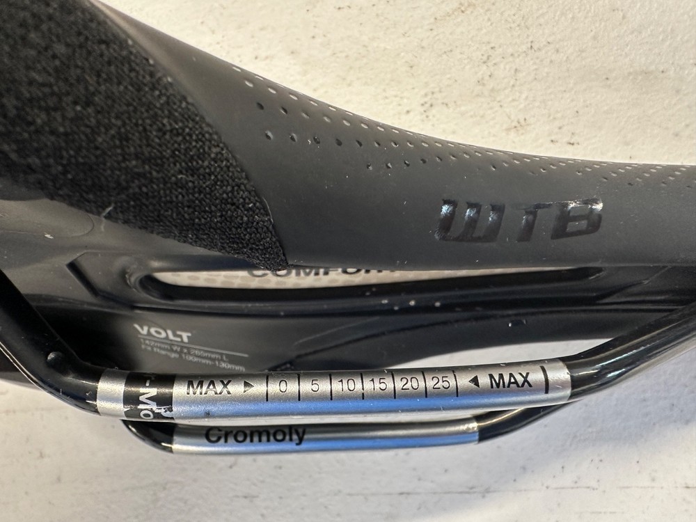 WTB Volt Saddle, Chromoly Rails, Medium Width, MTB Gravel