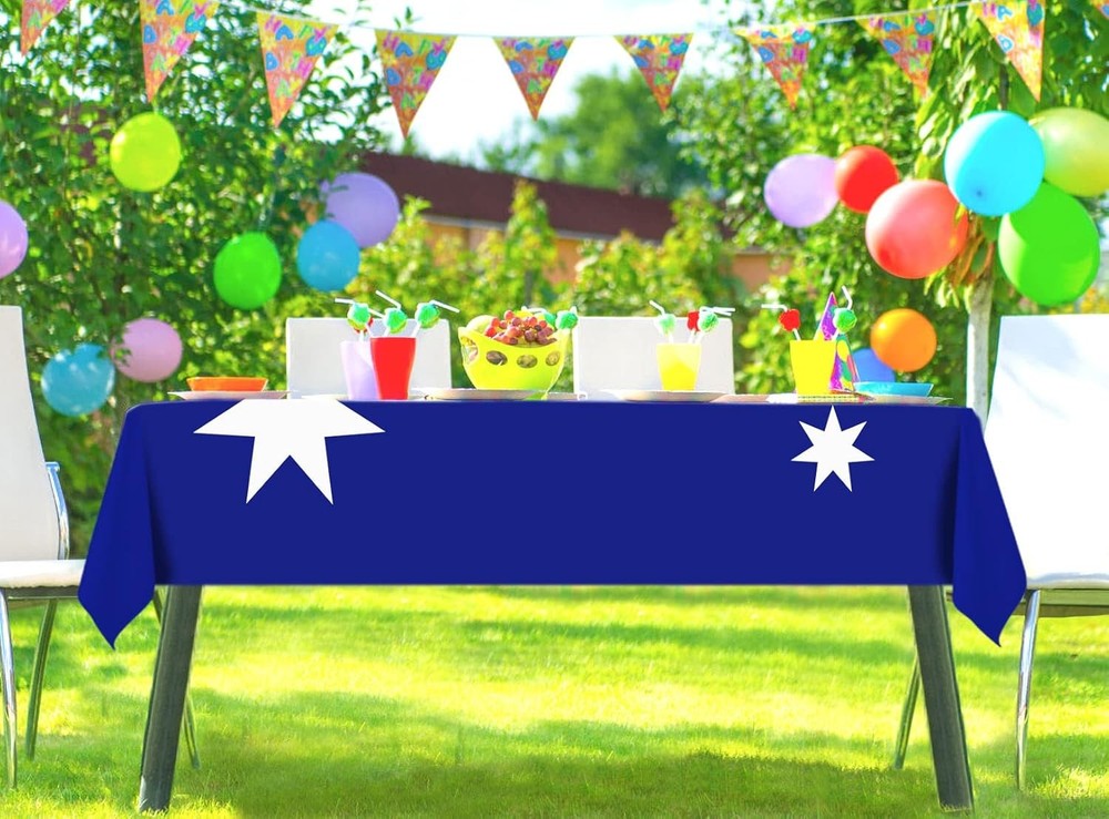 Hafangry Australian Flag 84" x 60" (Rectangular), Red, White, and Blue