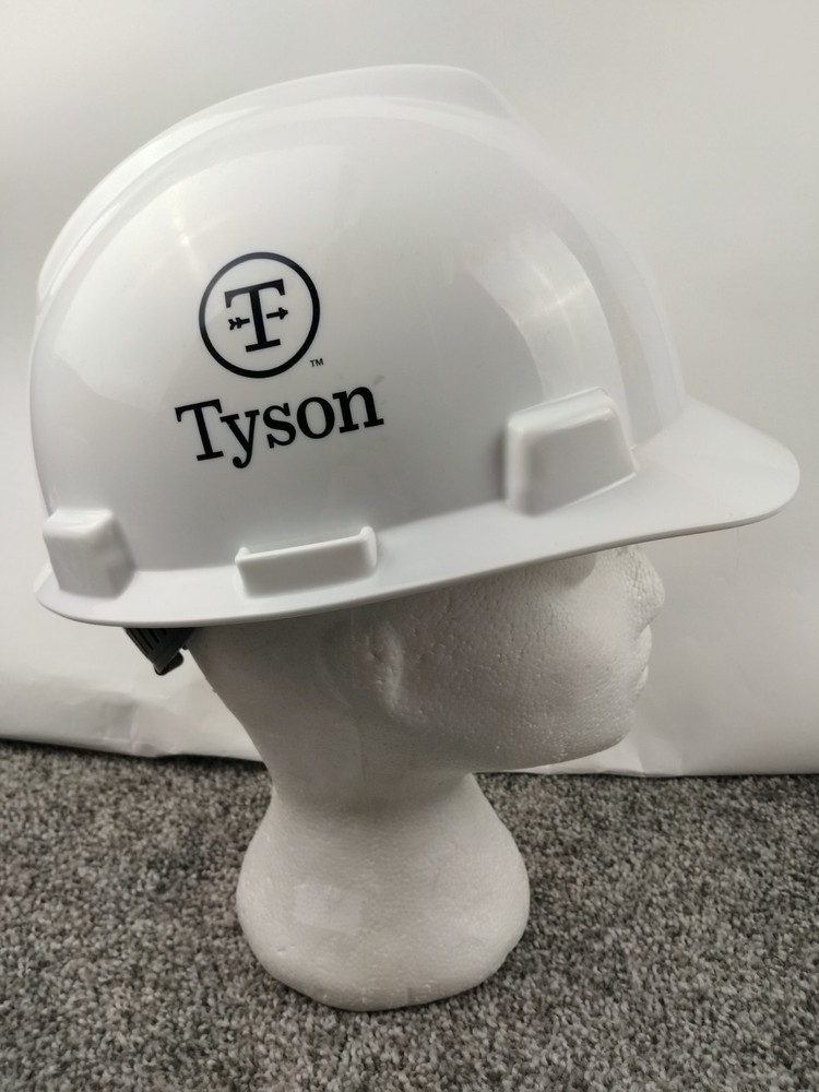 MSA Hard Hat Tyson Branded Cap Style Class E White Medium CSA Z94.1-15 TYPE 1