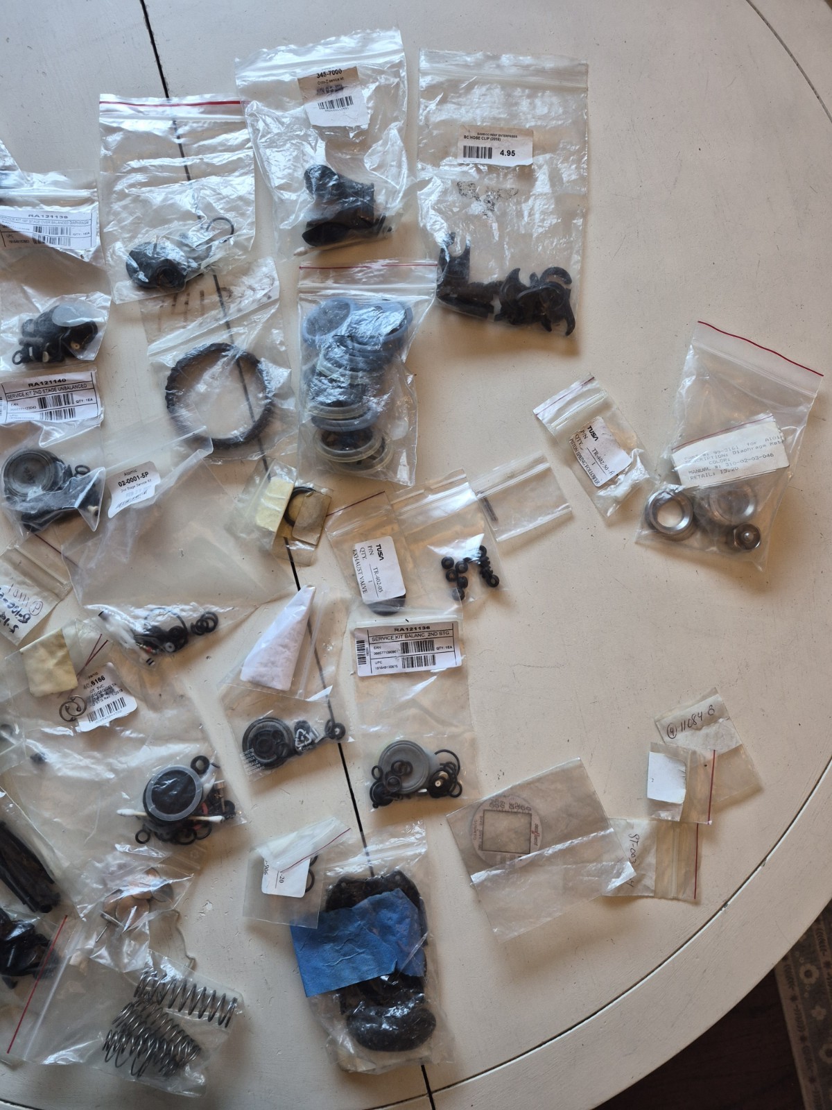 Huge Lot of Scuba Diving Equipment - Mares, Oceanic, Atomic, Apollo & More! Read