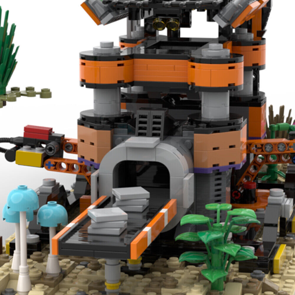 Modubrix Mocs Building Block Satisfactory Constructor Sets Bricks Toys Kits Gift
