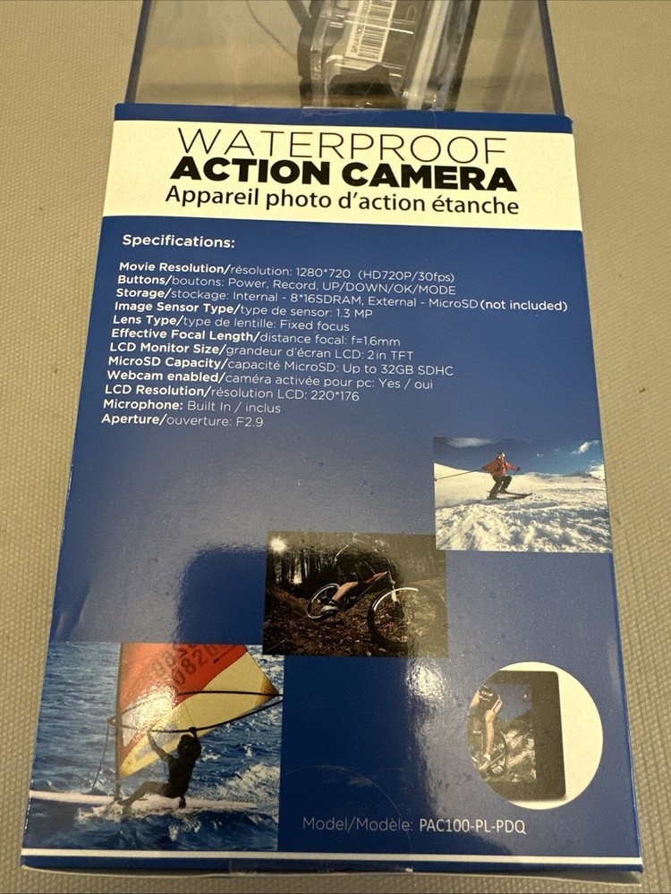 Proscan waterproof action camera UNTESTED