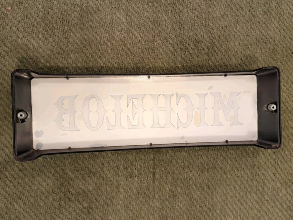 Vintage MICHELOB On Draught Lighted Clock Replacement Panel