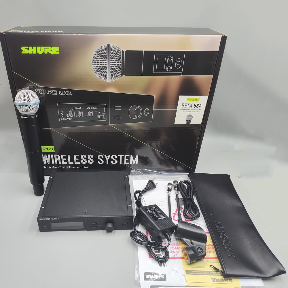SLXD4 / Beta58A Handheld Wireless Vocal System w/ BETA58 Microphones Express
