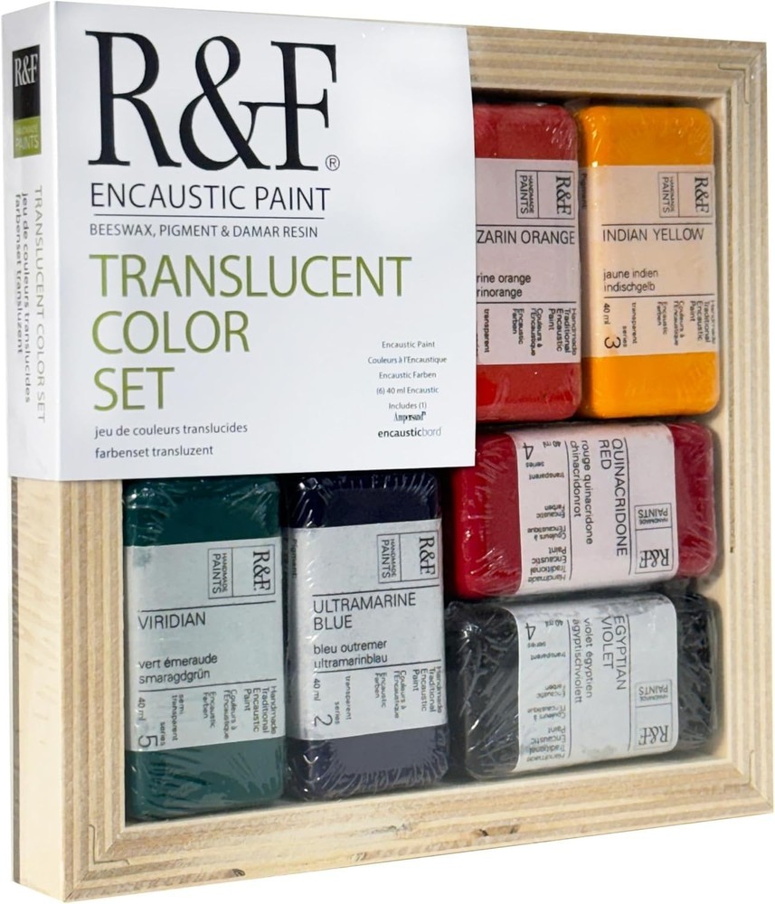 R&F ENCAUSTIC PAINT ENCAUSTIC TRANSLUCENT COLOR SET