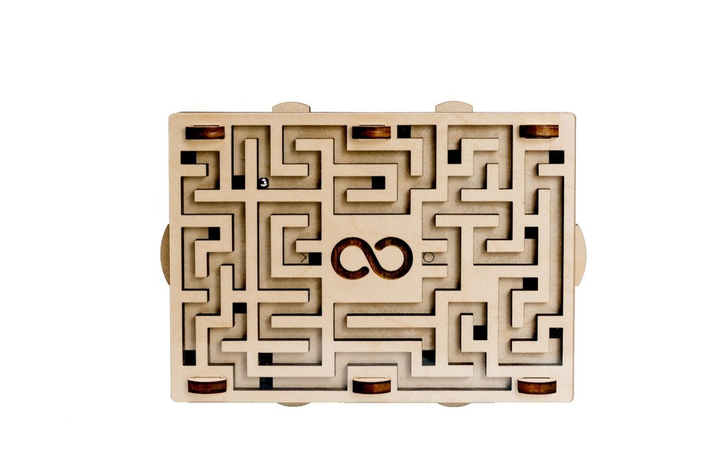 Daetilus Hidden Compartment Maze Puzzle Box