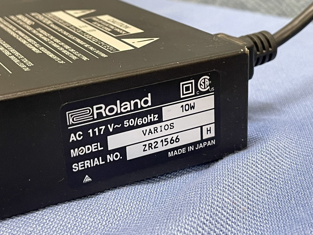 Roland VariOS Open System Module rack effect VariPhrase Working No PC Card