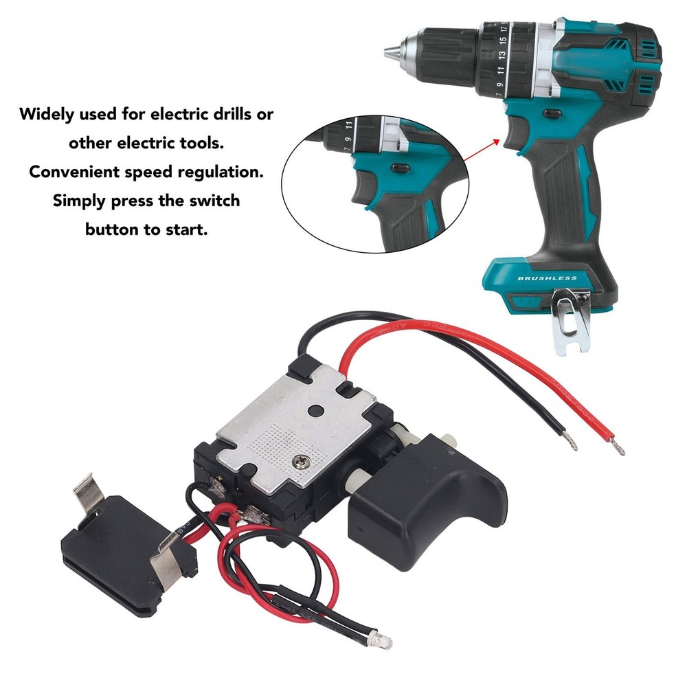 Cordless Drill Trigger Switch Drill Electric Wrench Speed Control Trigger Switch