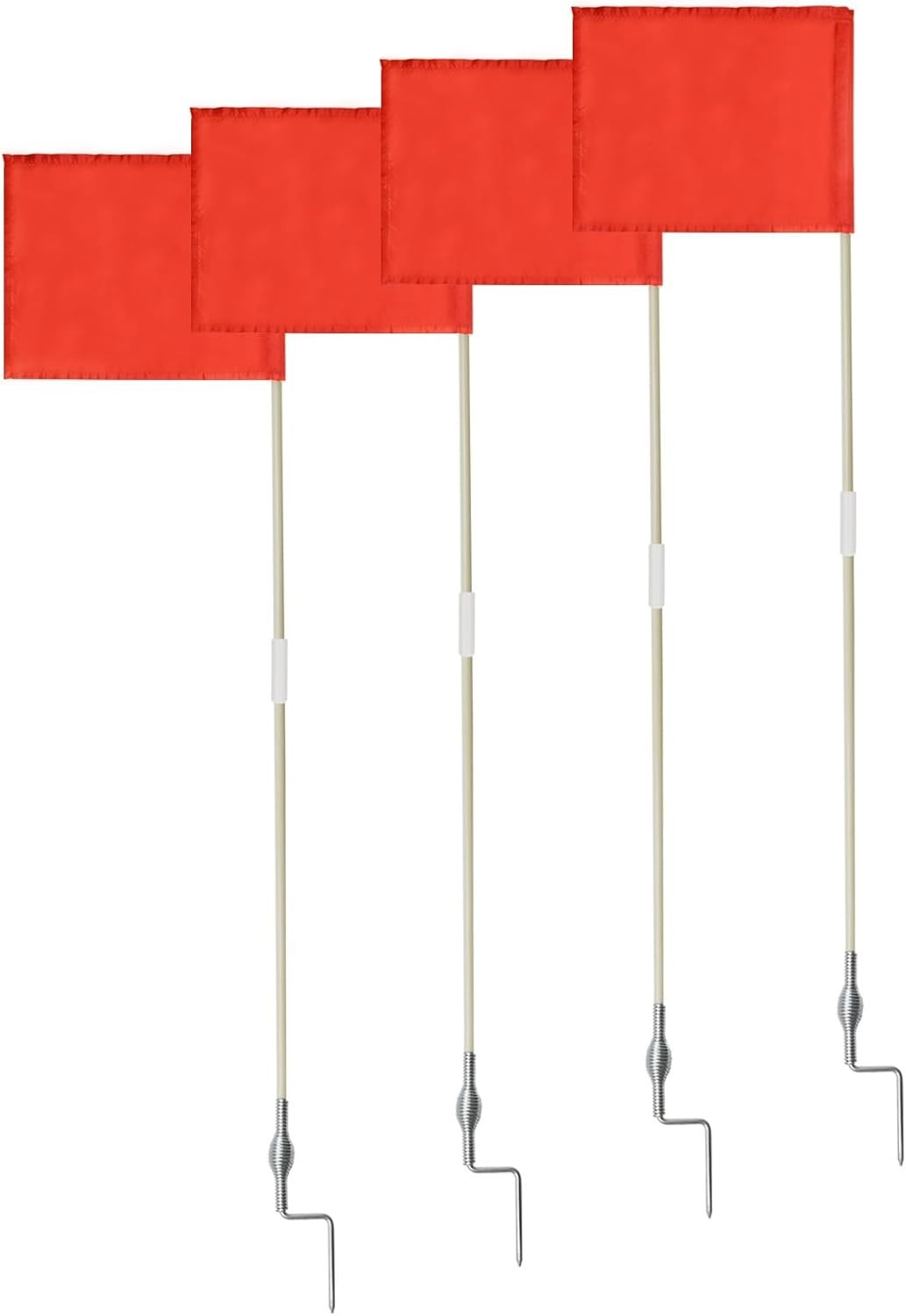 SAWHOX Soccer Corner Flags Set of 4 – 67" Portable Field Flags