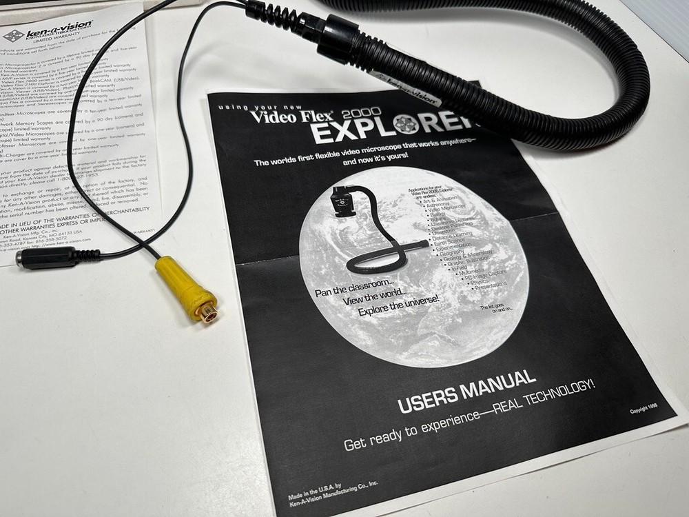 Ken A Vision Video Flex 2000 Explorer Model 2100