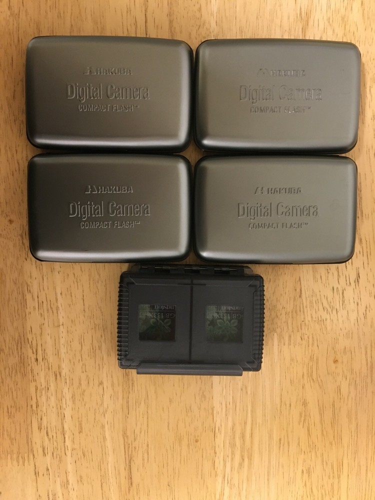 Hakuba & Gepe Card Compact Flash Memory Card Storage Cases