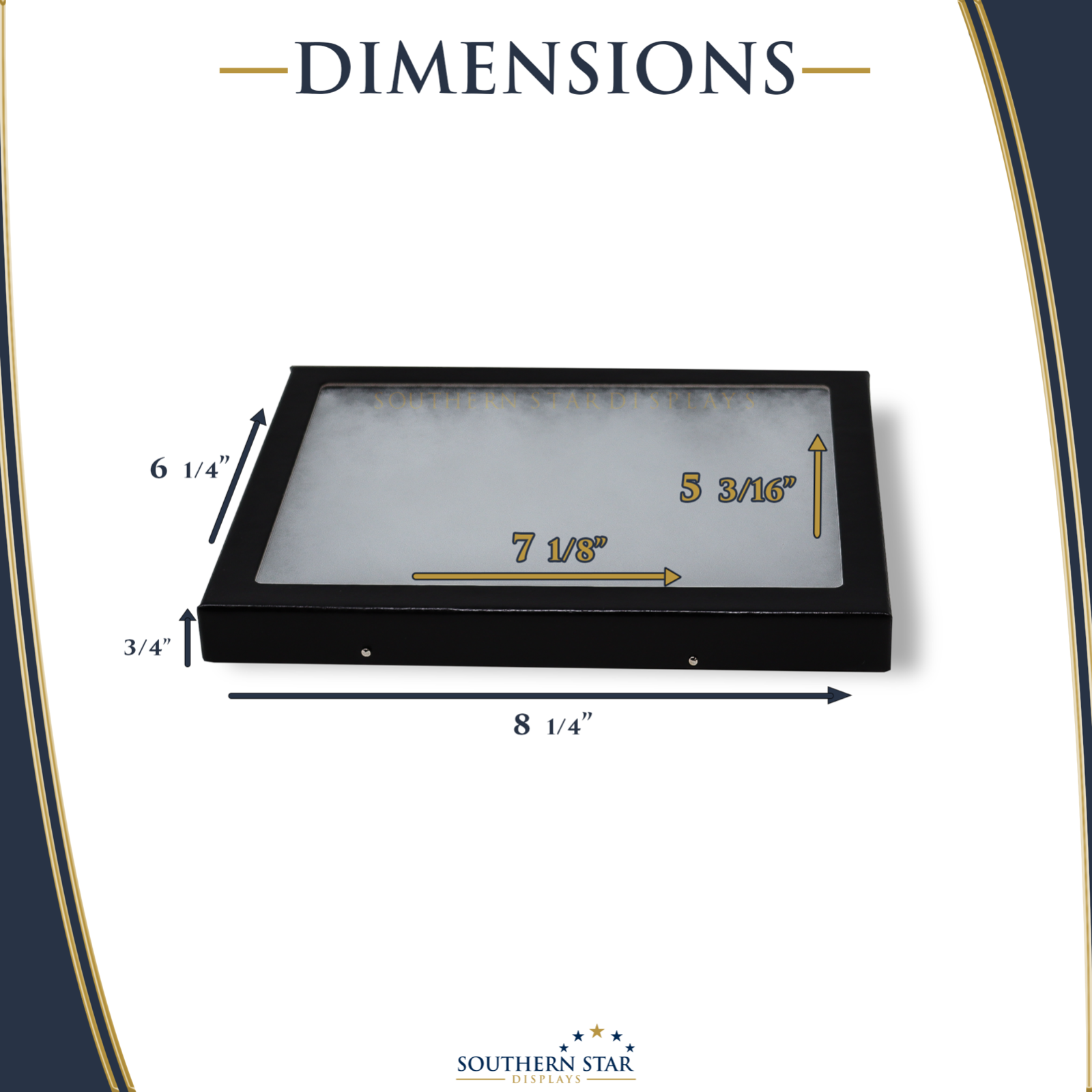 24 Pack of 6 x 8 x 3/4 Riker Display Cases Box for Collectibles Jewelry & More