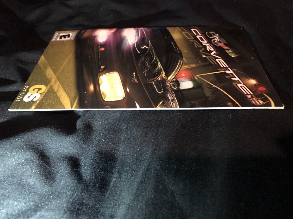 Corvette (Sony PlayStation 2, 2004) Authentic Original MANUAL ONLY