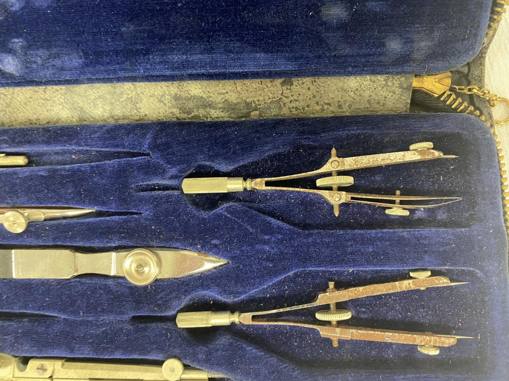 Vintage Design and Architecture Compass Drafting Kit Pre-Owned