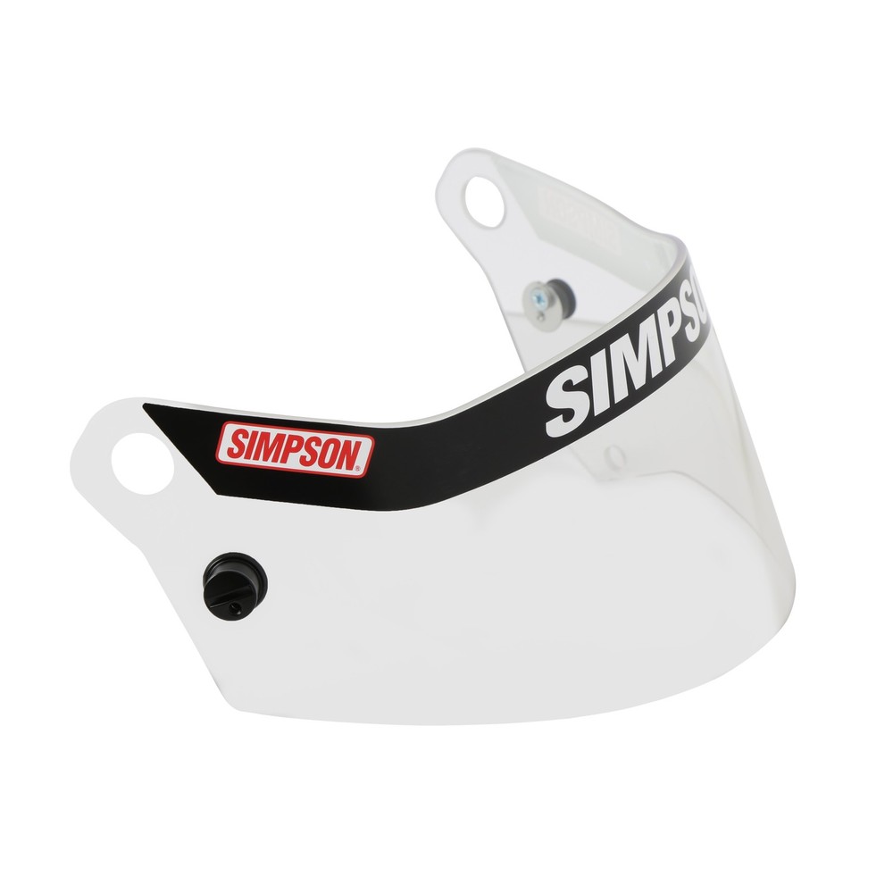 Simpson Racing 89500A SD1 Helmet Replacement Shield Antifog/Scratch - Clear