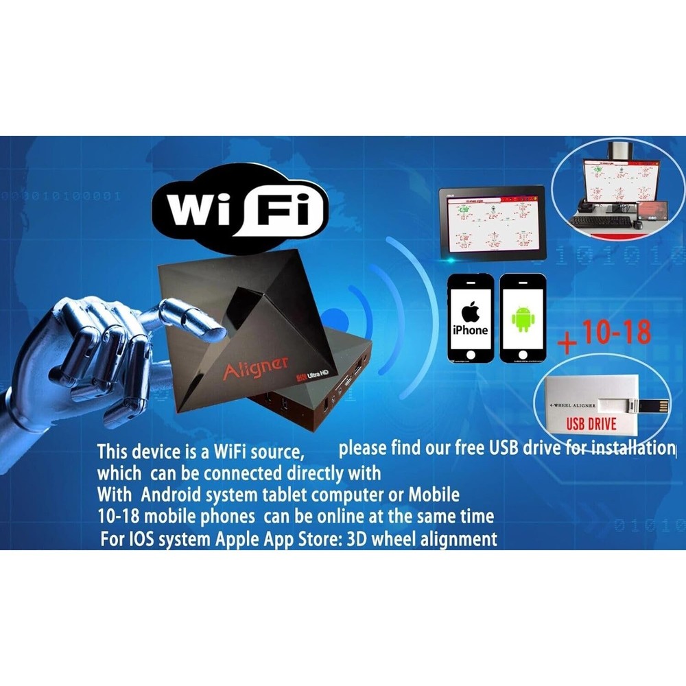 Fully Automatic Wheel Alignment Machine 3D Wheel Aligner Wheel Alignment System