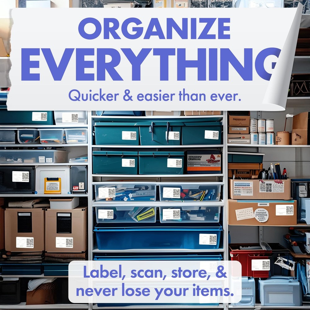 Code Durable Labels (3" x 5") for Storage & Moving - 40 USA-Made In... Fast Ship