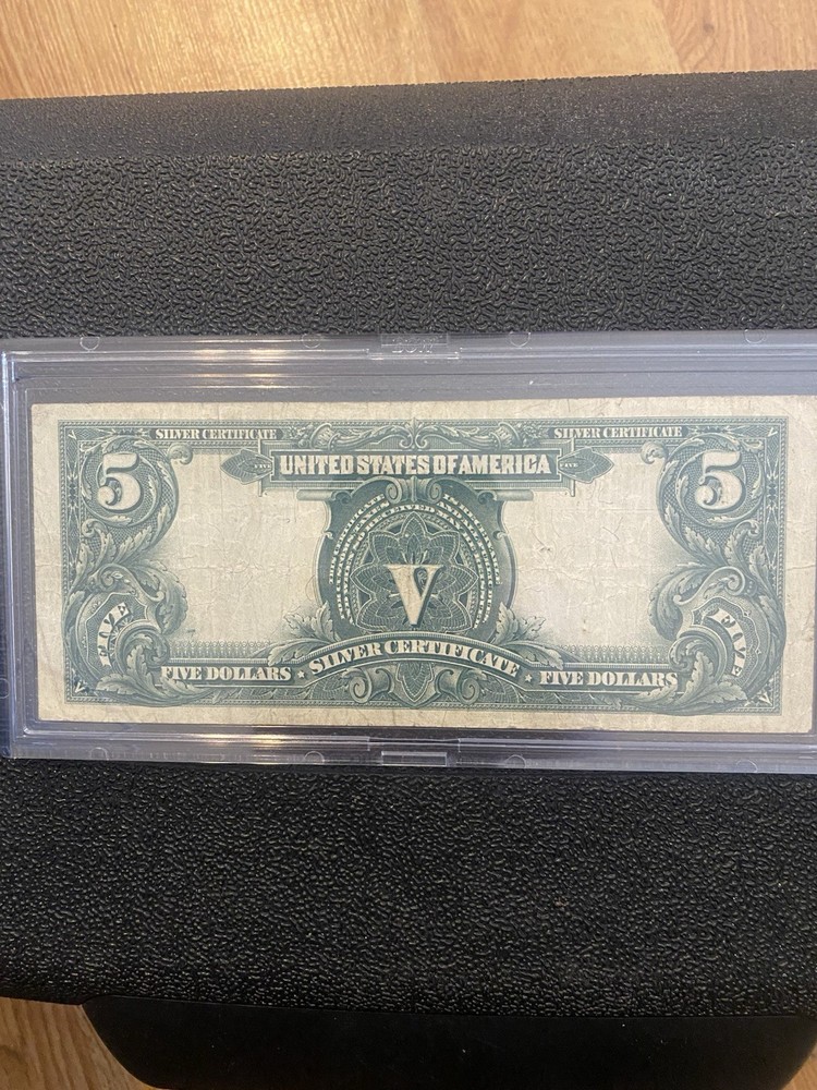 1899 $5 LARGE Size INDIAN CHIEF Silver Certificate!