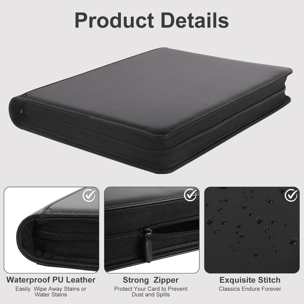 Toploader Binder Holds 324 Top Loader 9 Pocket Top Loader Binder...